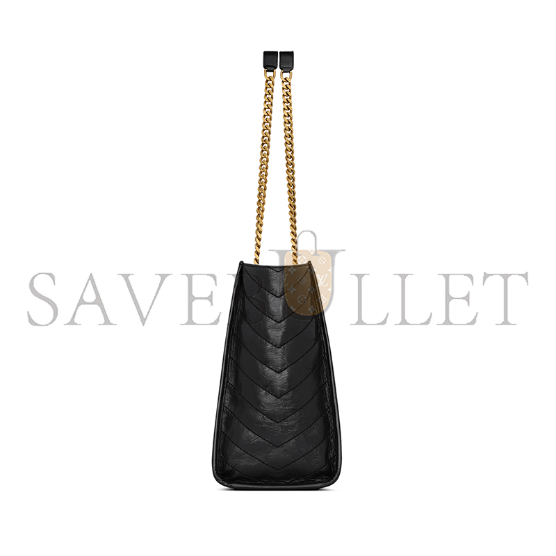 YSL NIKI SHOPPING IN VINTAGE LEATHER 8711510EN071000 (33*27*14cm)